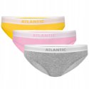 Figi damskie 3 PARY bikini ATLANTIC 3LP-178 - M