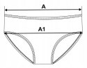 Figi damskie LASEROWO cięte majtki MORAJ 3-PAK - M