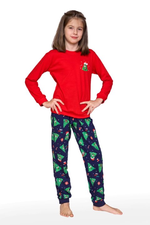 CORNETTE PIŻAMA GIRL YOUNG 592/182 CHRISTMAS TREE